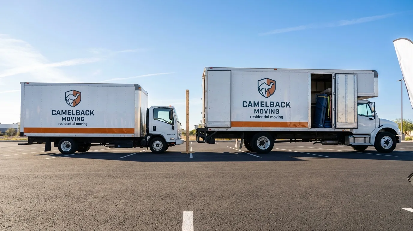 Moving truck size capacity guide in Beltsville